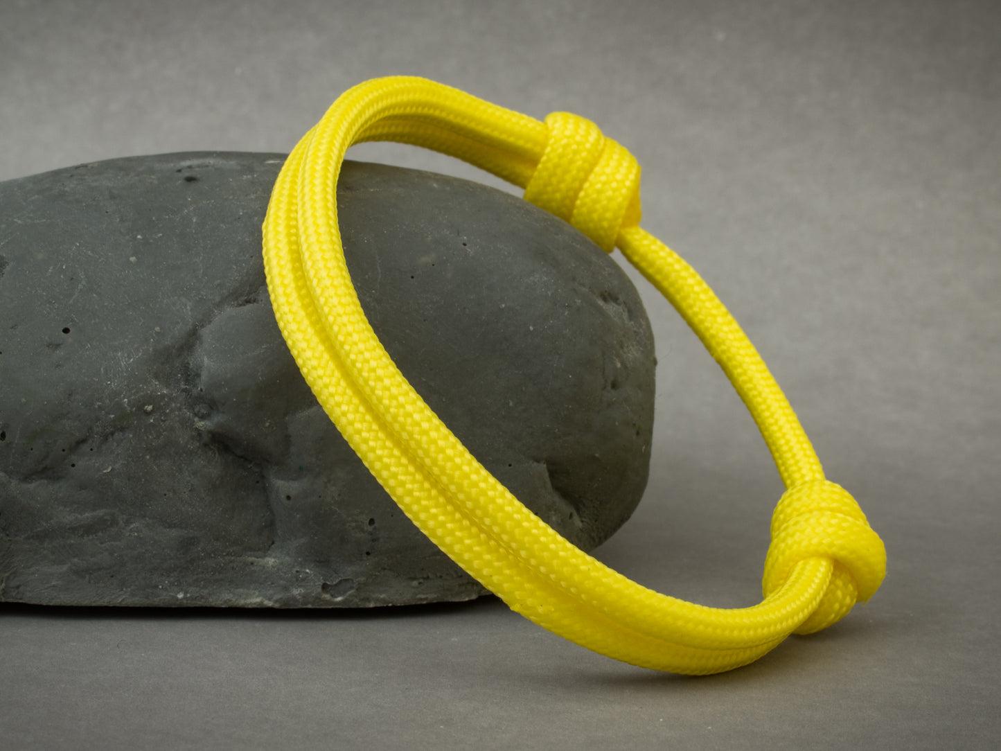 Unisex Adjustable 550 Paracord Bracelet - (#011) Yellow