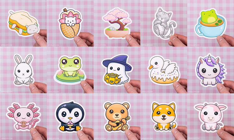 Glossy Vinyl Stickers
